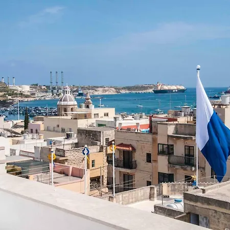 Luxurious Penthouse - Two Terraces & Sea-view Lejlighed Marsaxlokk